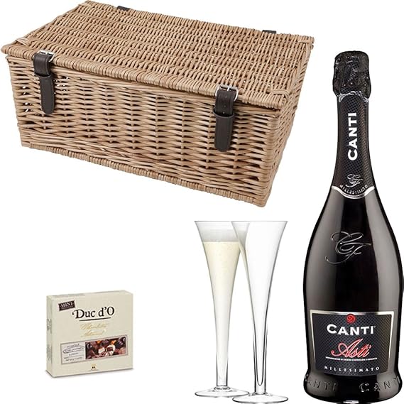 Canti Asti Spumante Sparkling Wine Hamper Gift Set With Handcrafted Happy Anniversary ...