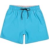 Boys Swim Trunks Quick Dry Swim Shorts Lightweight Bathing Suits with Pocket