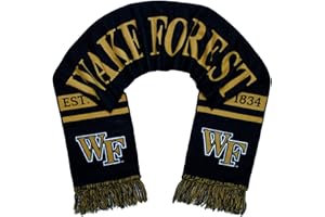 TRADITION SCARVES Wake Forest University Scarf - WFU Demon Deacons
