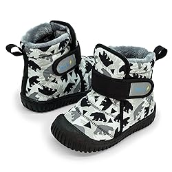 JAN & JUL Snow Boots for Toddler Boys Lightweight