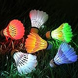 ZHENAN LED Badminton Shuttlecocks,Colourful