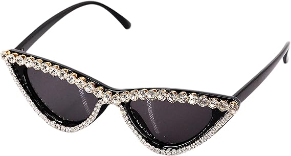 rhinestone cat eye sunglasses