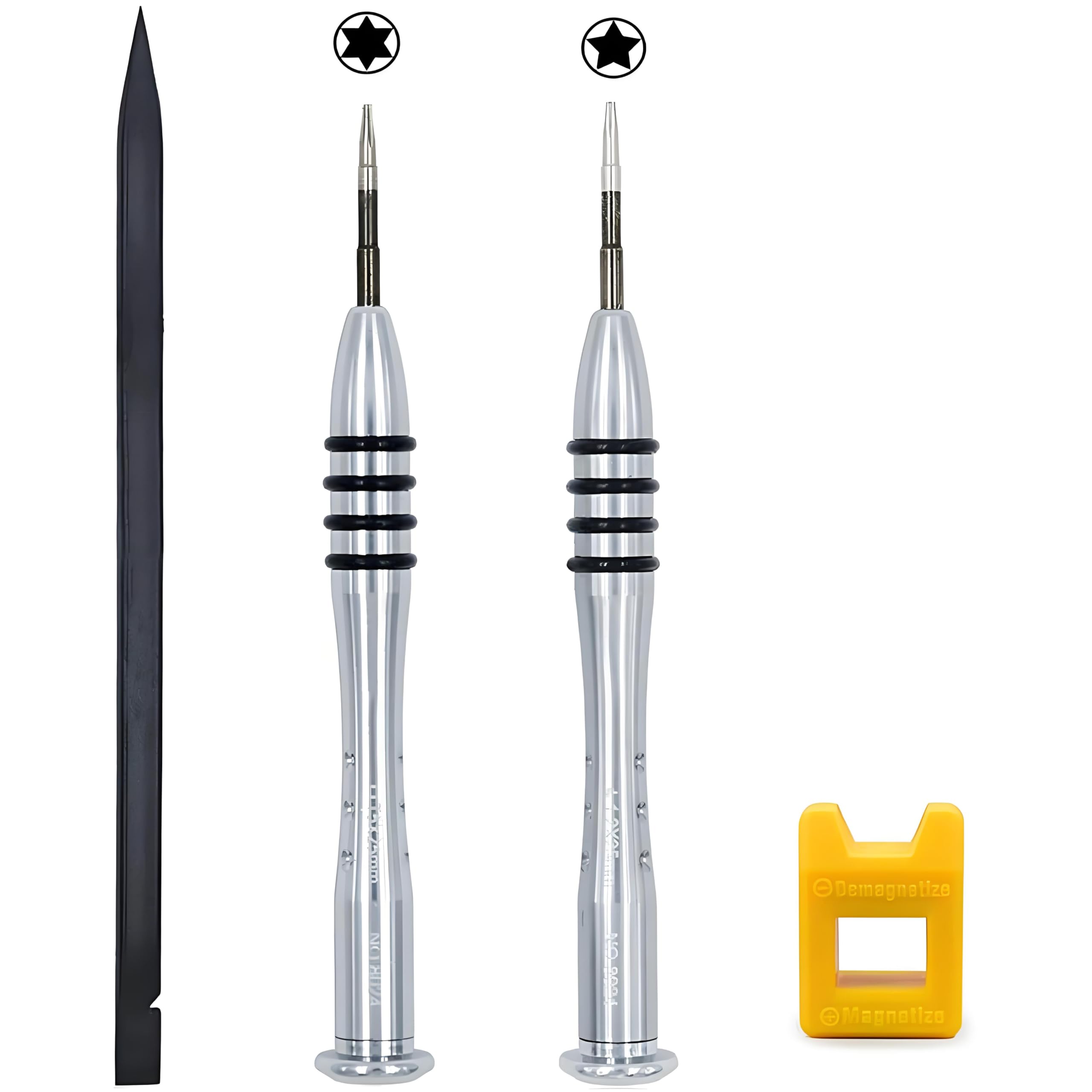 4Piece MacBook Repair Tool Kit,5 Point Star 1.2mm Pentalobe P5 + Torx T5 Screwdriver for MacBook Air 11" 13" and Pro with Retina Display