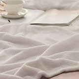Bedsure Fleece Blanket 220x240 cm Beige Soft Warm Throw for Bed Sofa view 5