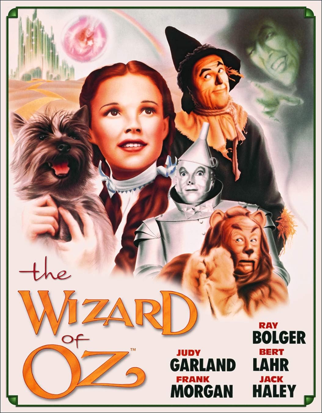 Desperate Enterprises The Wizard of Oz Poster Illustrated Tin Sign, 12.5" W x 16" H