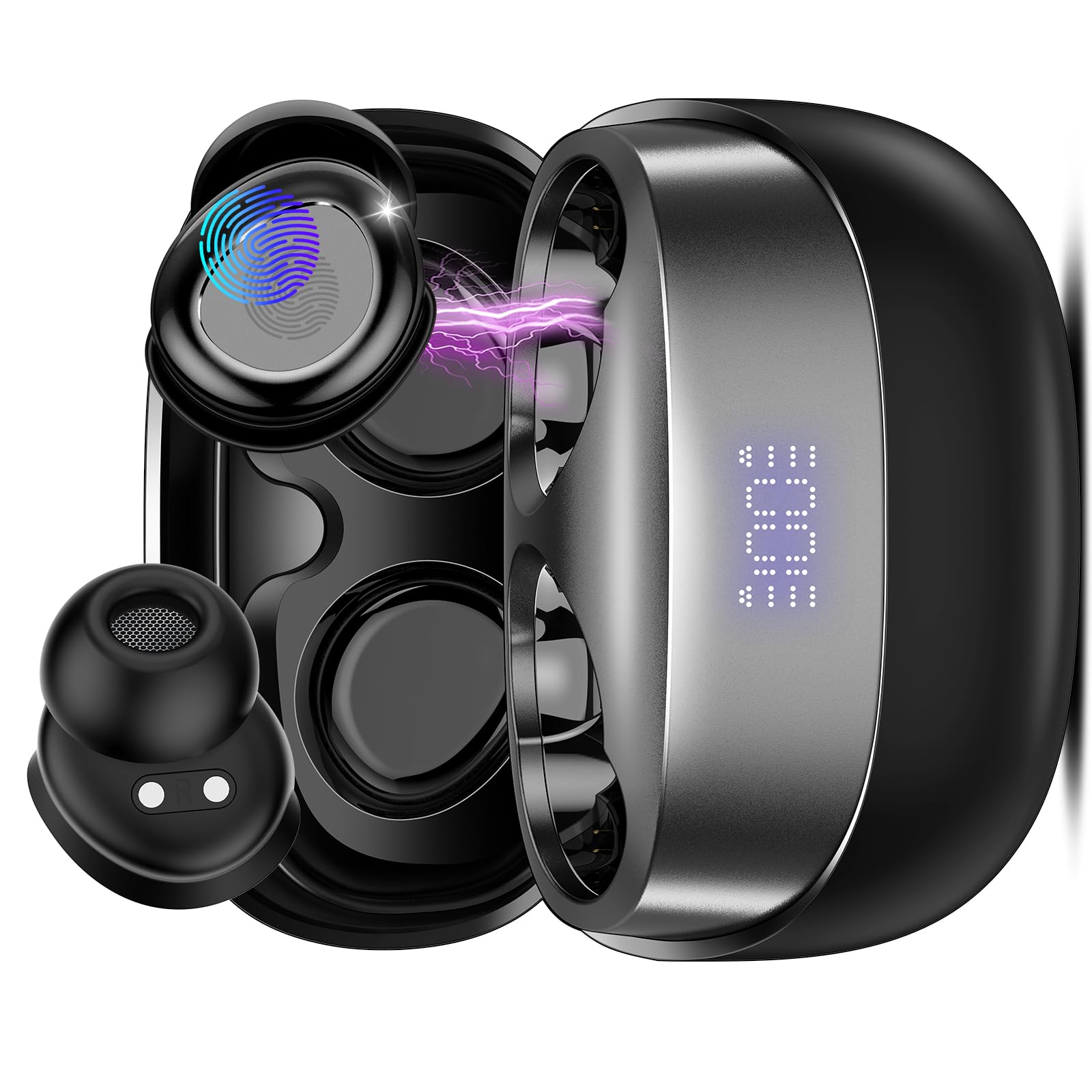 Photo 1 of Sleep Earbuds Bluetooth 5.4 in Ear Light-Weight Headphones, Mini Sleep Headphones Small Design for Side Sleepers, Clear Calls Earphones