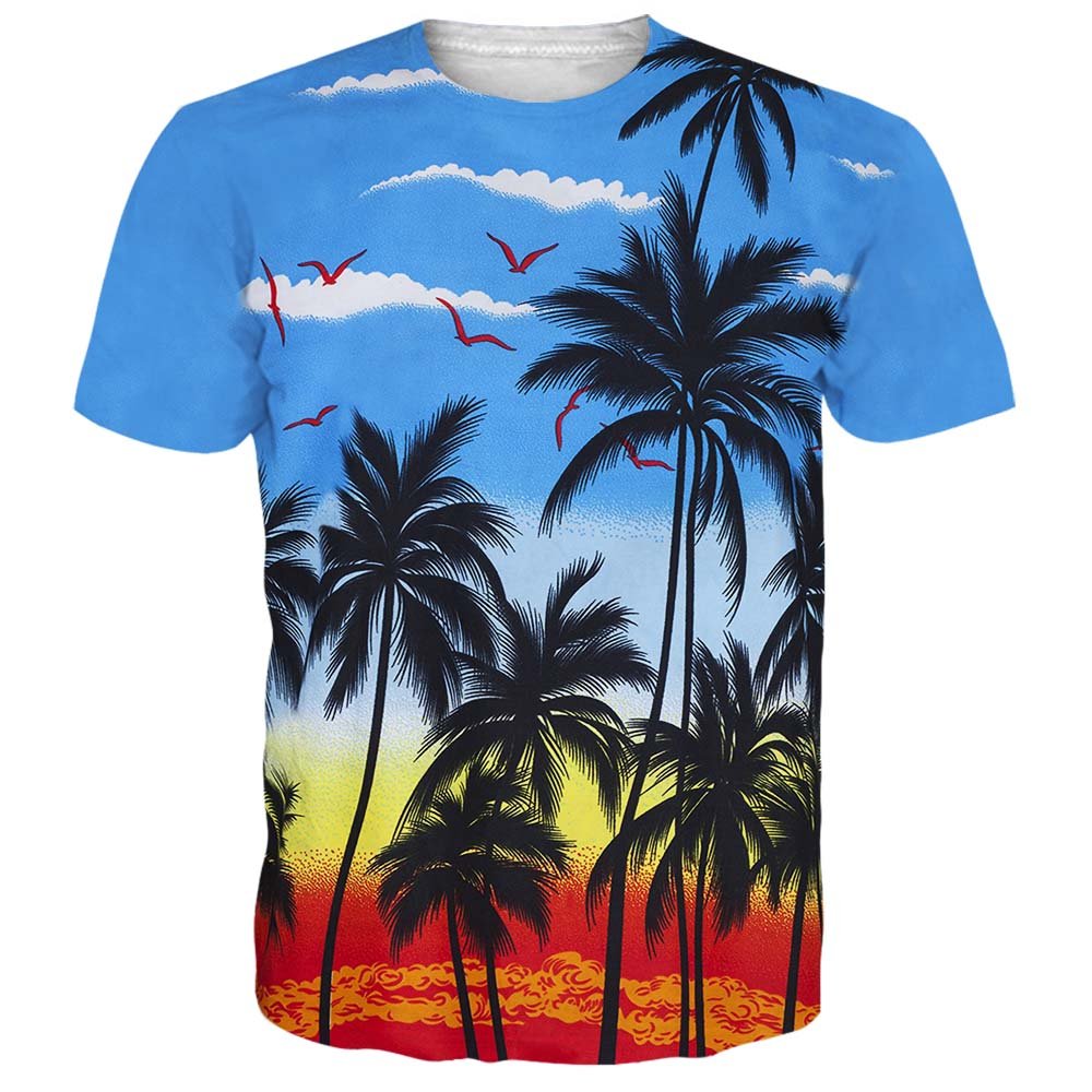 NEWISTAR Unisex 3D Druckten Sommer-beiläufige Kurze Hülsen-T-Shirts T-Stücke