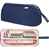 Leudes Hair Tools Travel Bag for Shark Flexstyle Carrying Case Portable Shark Hair Air Wrap Dryer Case Waterproof Dustproof Flat Curling Iron Travel Organizer (Blue)