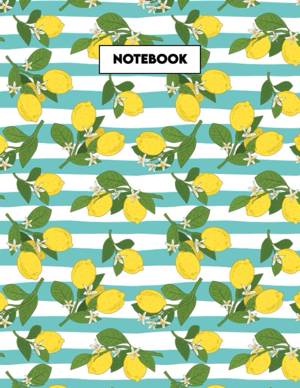Lemon Notebook: 8.5 x 11 Journal For Writing , 120 Lined Pages
