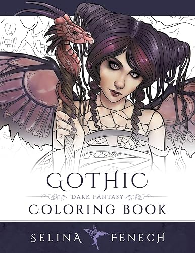Download Gothic - Dark Fantasy Coloring Book PDF