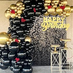 Black Sequin Panels Backdrop Shimmer Wall Backdrop