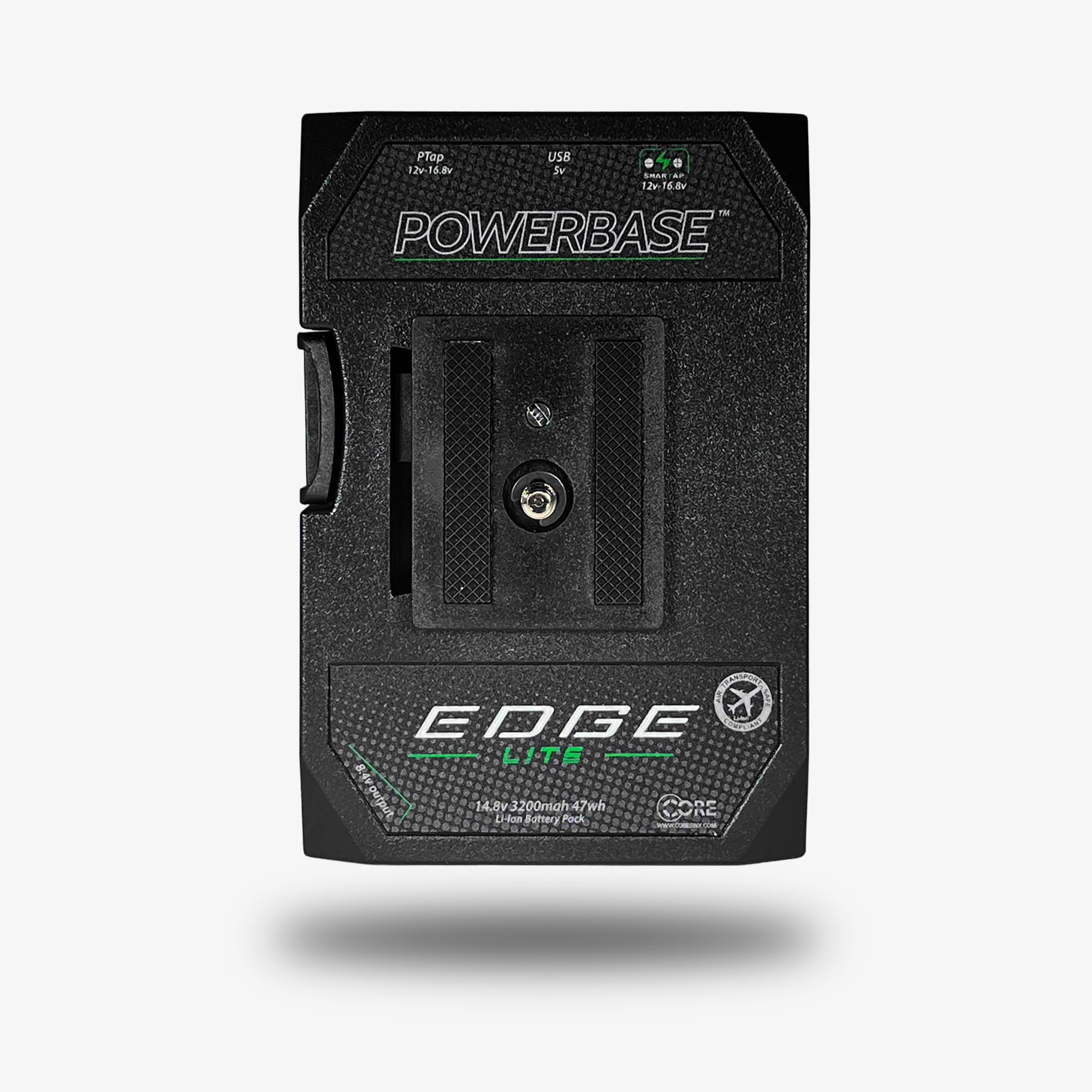 Photo 1 of Core PowerBase Edge Lite, 3300mAh 47Wh 14.8V with D-TAP, USB-A, LED Gauge, Compatible with Camera, Camcorder, Monitor, Ideal for Filmmakers and Creators