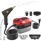 Saker Handheld Steam Cleaner for Home,6-Level Adjustable Steamer for Cleaning,Portable Handheld Steam Cleaner,Suitable Steamer for Kitchen,Bathroom and Living Room Cleaning(Upgraded Touch Control)