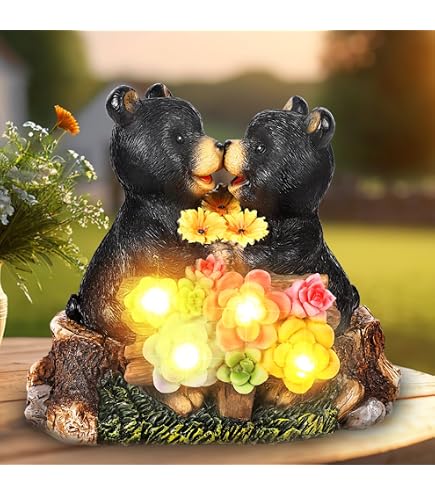 アクセサリー Ans Dotsloevner Couple bear Amazon.com: Wowser Forever Together Bear Couple Figurine, Rustic