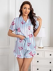 Umeyda Girls Satin Silky Collar V Neck Ruffle Short