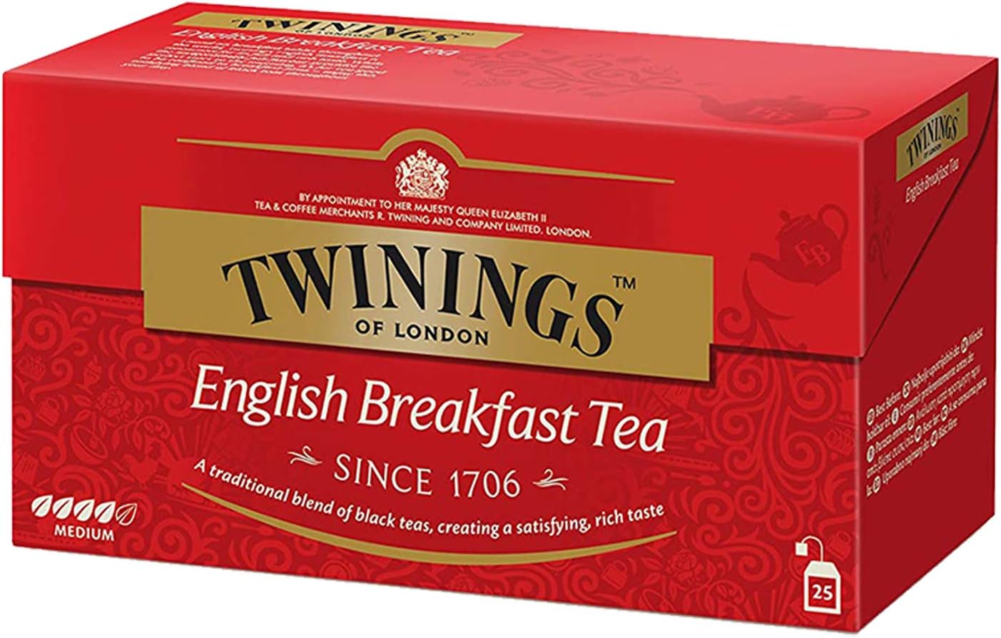 Twinings - Té English Breakfast 25 S: Amazon.es: Alimentación y bebidas