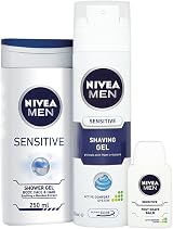 Nivea Men Sensitive Skin Gift Set Shower Gel Shaving Gel Post Shave Balm view 3