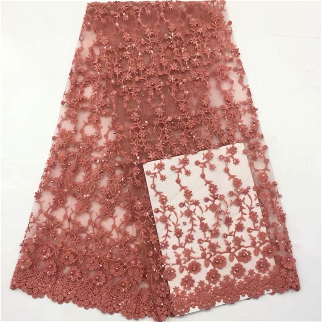 African Sequins Lace Fabric Embroidered Nigerian Laces Fabric 2020 Yellow Gold French Tulle Lace Fabric for Women 263