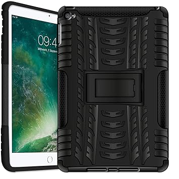Verco Hülle für iPad Mini 4, Outdoor Schutzhülle Armor Tablet Case Cover, Schwarz