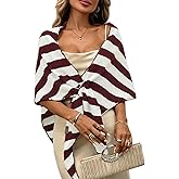 Womens Knitted Shawl Wraps Casual Solid Color Cape Scarf Comfortable Triangle Pashmina Shoulder Sweater
