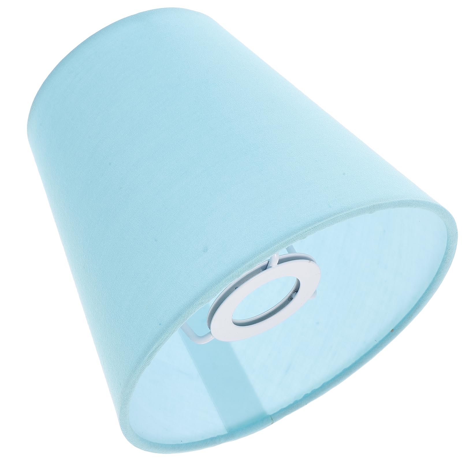 Uonlytech Clip-on Socket Lampshades Xxcm Ornament E Vintage Lampshade Clip Color Shown Chandeliers Ceiling Protector Retro Floor Replacement Cover Desktop Shades Blue
