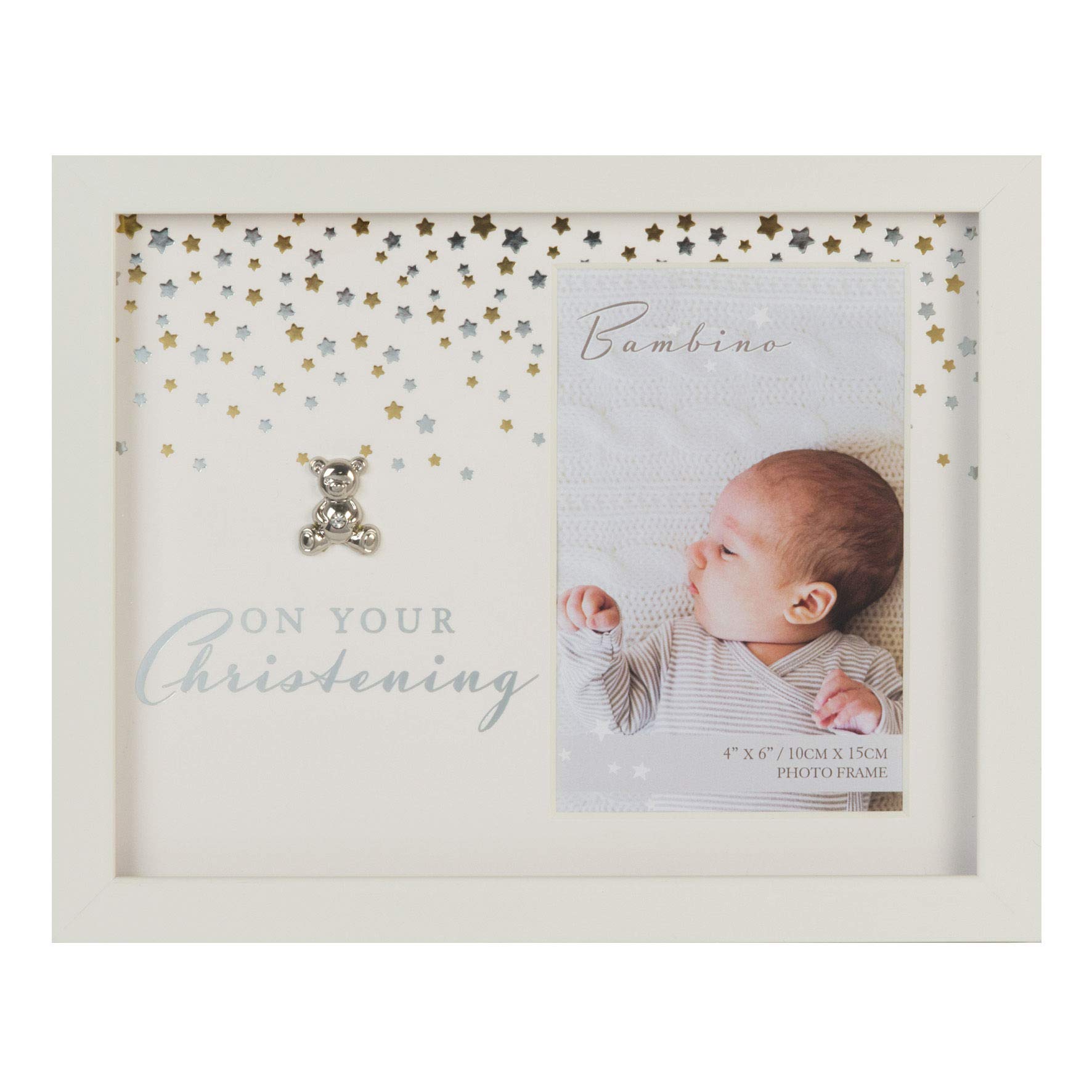 Bambino Photo Frame On Your Christening Baby Shower New Baby Christening Gift