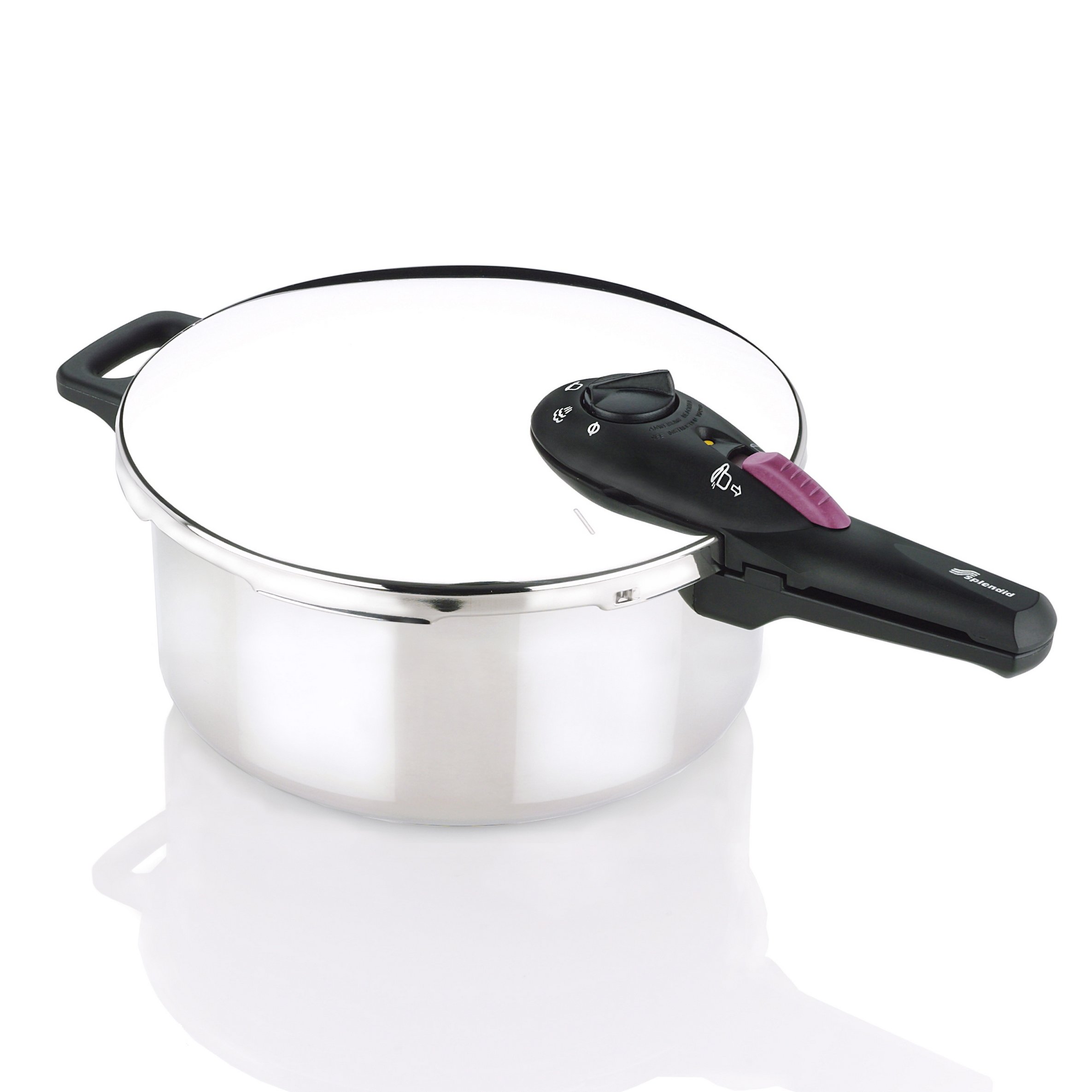 Fagor Splendid 4 Quart 15PSI Pressure Cooker and Canner, Polished