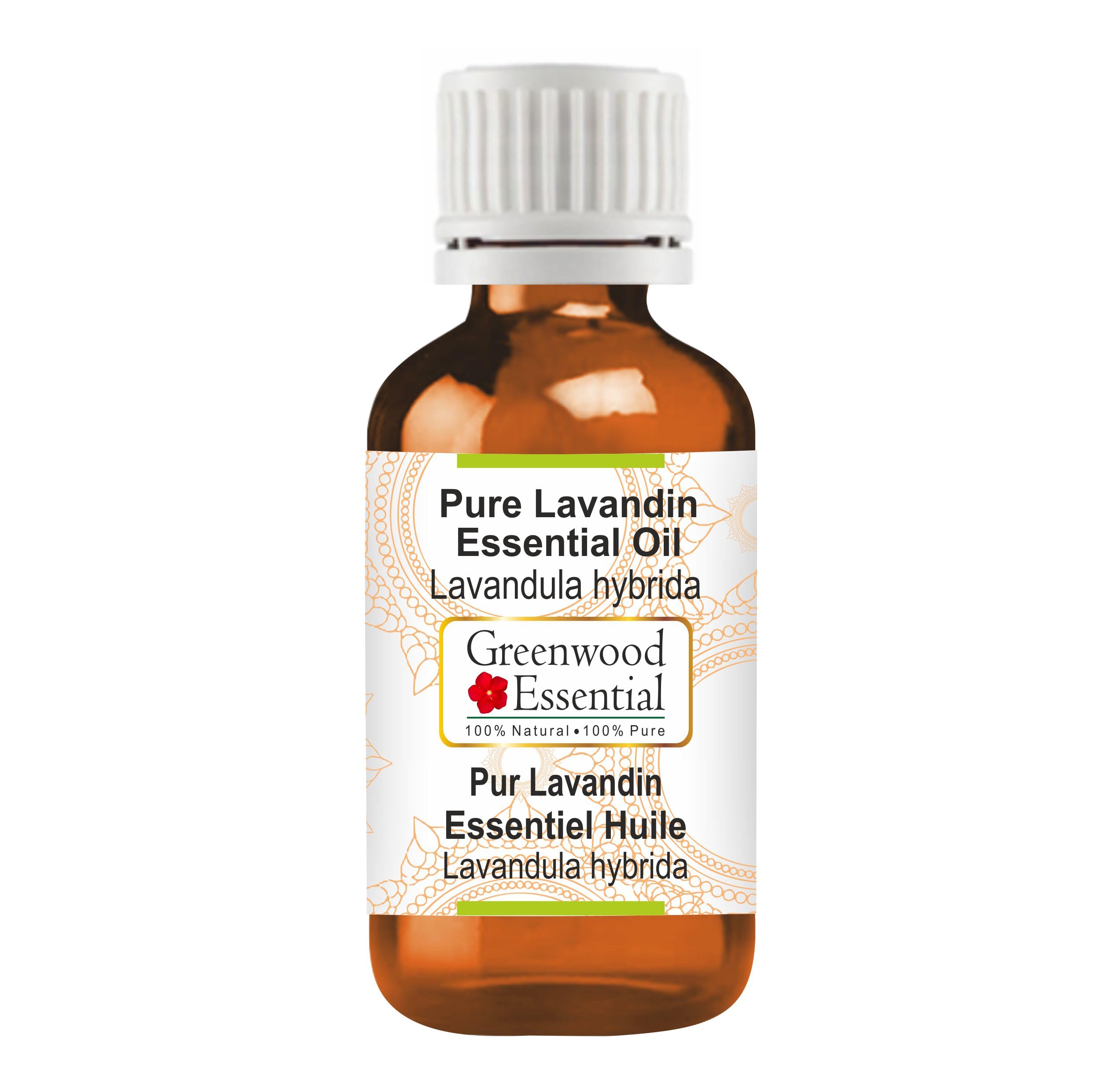 Greenwood Essential Pure Lavandin Essential Oil (Lavandula hybrida) Steam Distilled Natural Therapeutic Grade 15ml (0.50 oz)