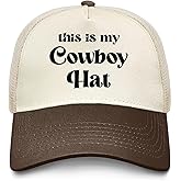 liabiliies This is My Cowboy hat Hat Funny Trucker Hats for Women Baseball Hats Funny Gifts