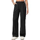 Ewedoos Wide Leg Pants Woman Stretchy Work Dress Pants Women Trendy 2026 Business Casual Outfits Comfort Fit Slacks Trousers