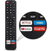 Universal for Hisense TV Remote Replacement | Fully Compatible with All Hisense Smart TVs | 1‑Year Warranty | Original Design with All Functional Buttons Intact