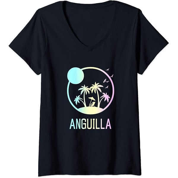 T-shirt Anguilla Passport - Marque Gildan - Taille Unique Unisexe - Neuf Avec Étiquettes