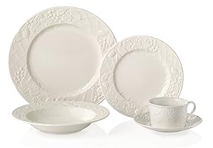 Mikasa English Countryside 40-Piece Dinnerware Set, Service for 8