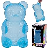 Gummy Bear & Sugar Ball Designs, Anxiety Relief & Focus Toy, Maltose Filled Squeeze Toys for Sensory Play,Sensory Fidget Toys for Adults, Kids, Slow Rising Squishy Stress Ball ( Blue)