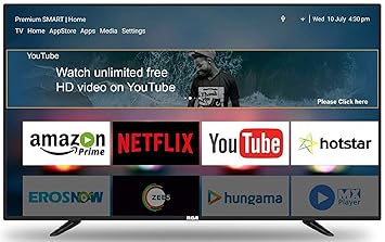 RCA 80 cm (32 Inch) HD Ready Smart LED TV 32WR1901S (Black) (2019 Model)