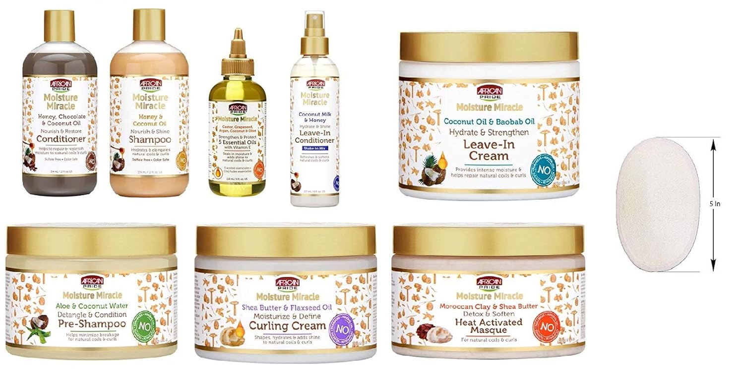 African Pride Moisturizing Miracle Hair Care (8pcsCOMBO)