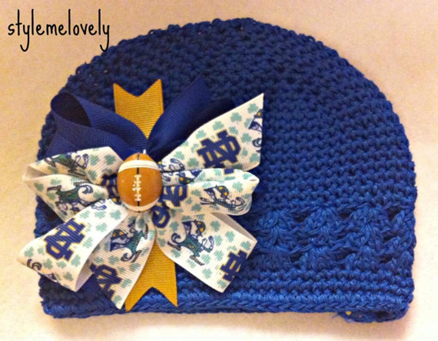 notre dame crochet hat