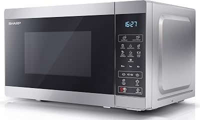 Sharp YC-MS02U-S Compact 20 Litre 800W Microwave with 11 Power Levels