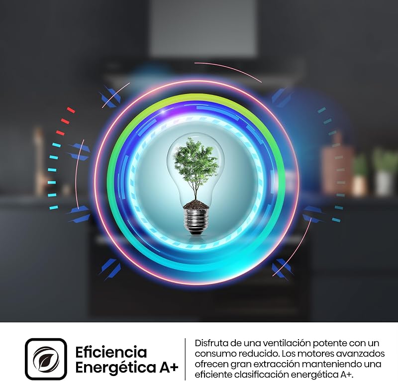 CH6T6226XGB - Campana Extractora Tipo T de Pared 60cm, Integrable