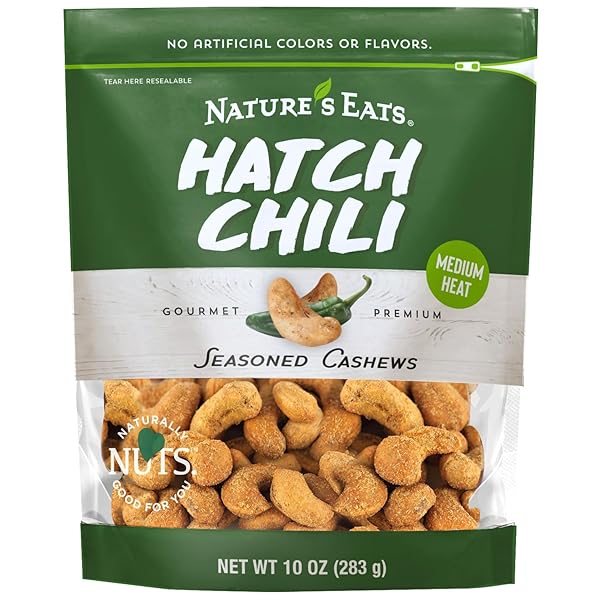 NATURE’S EATS HATCH CASHEWS 10OZ