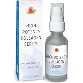 High Potency Collagen Serum for Face, 1 oz | Firms &amp; plumps skin, smooths fine lines look, hydrating collagen serum, face treatment, all skin types