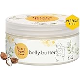 Burt's Bees Christmas Gifts, Mama Belly Butter, Stretch Mark Cream for Pregnancy Massages Body & Reduces Scar Appearance, Pre