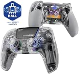 HEXGAMING PHANTOM Wireless Controller Compatible with ps5, Explorer Edition | Hall Effect Joysticks, Adjustable Triggers, 4 Remappable Buttons, 6 Profiles, 8 Swappable Sticks, PC Compatible