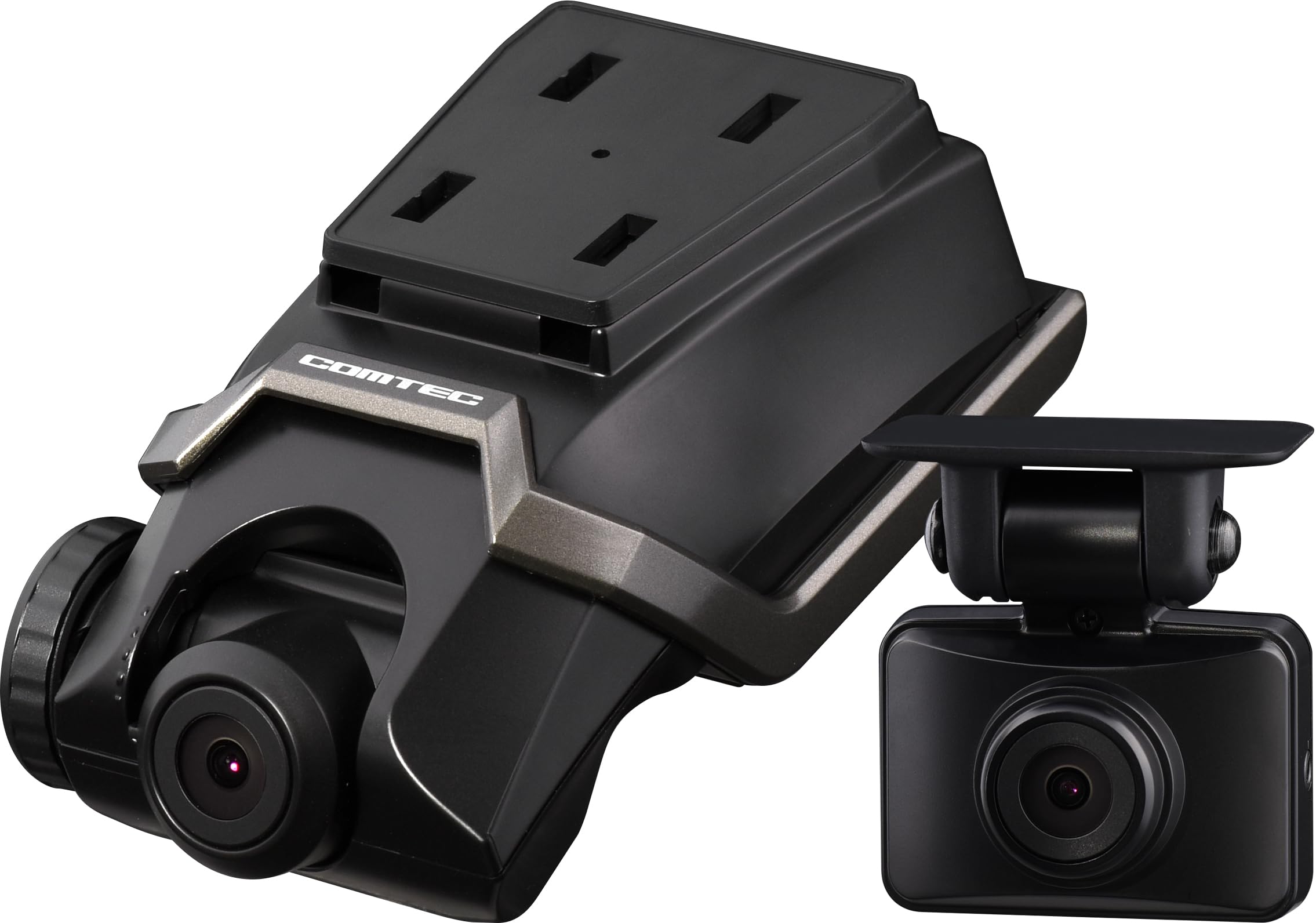 コムテック ドライブレコーダー HDR701 前後2カメラ スタイリッシュコンパクト 前後200万画素 FullHD GPS搭載 後続車両接近お知らせ機能搭載 運転支援機能搭載 GPS警報機能搭載 [出張取付サービス対応]商品画像