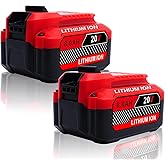 Cheerlark Upgrade 2-Pack 20V 8.0Ah Replacement for Craftsman 20V Battery V20 Lithium ion Batteries Compatible with CMCB205 CMCB204 CMCB206 CMCB202 CMCB201 20V Cordless Power Tools