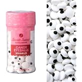Sweets Indeed Halloween Candy Eyeballs, 1 cm, Baking Decorations, 2.92 oz | 200 Edible Eyes