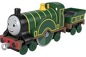 Fisher-Price Thomas & Friends Emily Engine, Toy Train, die-cast Metal Push-Along Toy for Preschool Kids Ages 3 Years and up
