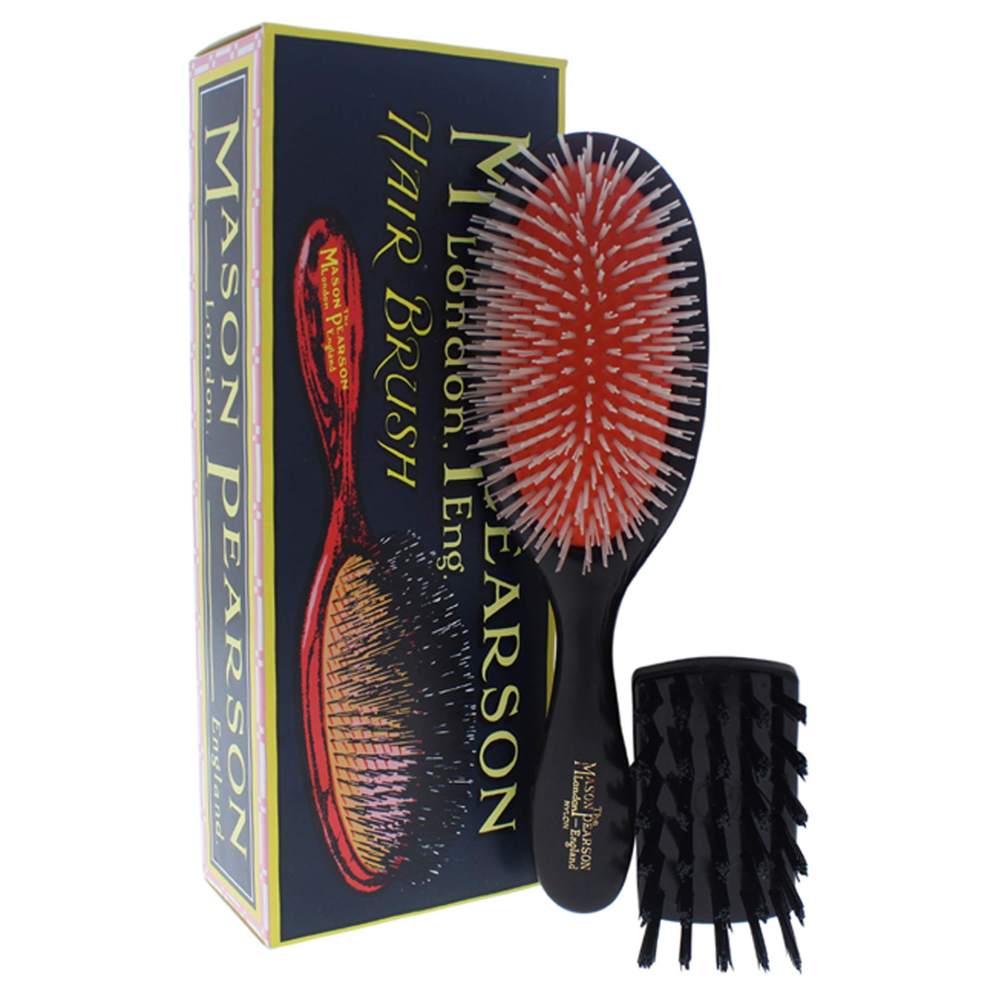 Mason Pearson N3 Nylon Handy Detangling Hair Brush - Dark Ruby