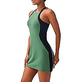 JOYSPELS 2025 Athletic Tennis Golf Dress for Women with Built-in Bra & Separate Shorts Spring Summer Dresses