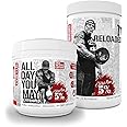 5% Nutrition Rich Piana Bundle | AllDayYouMay Caffeinated BCAA Powder + Kill It Reloaded High-Stim Pre-Workout (Fruit Punch)